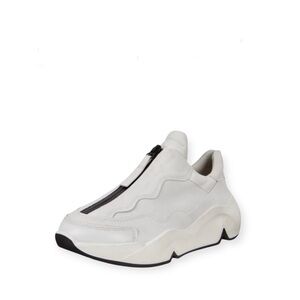 ECCO CHUNKY SNEAKER WITH FRONT ZIPPER WHITE SIZE 37